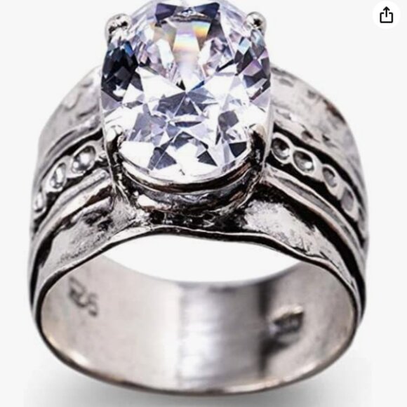 New Joolala's Sterling and 5A-Grade CZ Ring - Picture 1 of 13